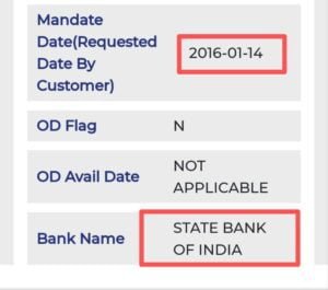 Bank Account DBT Link Status Check