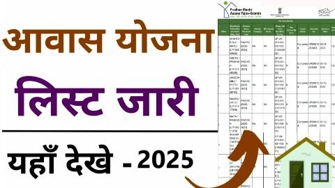pm awas yojana list nikale 