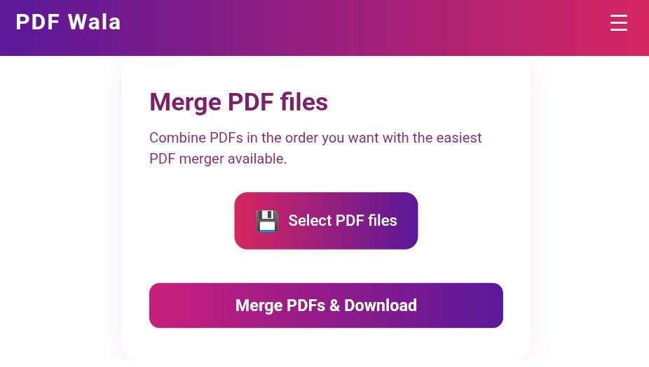 Pdf Merge Online