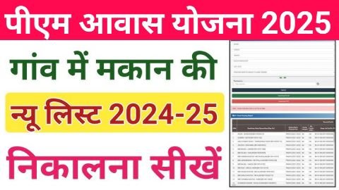 apne gaon ka awas list kaise nikale