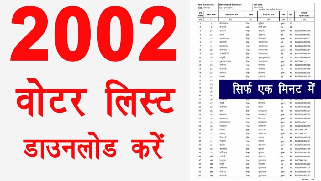 voter list download kaise kare